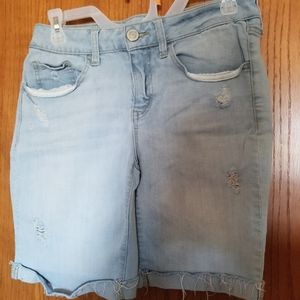 Knee length shorts
